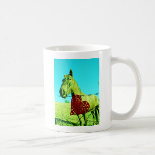 Mug Red Heart and Horse