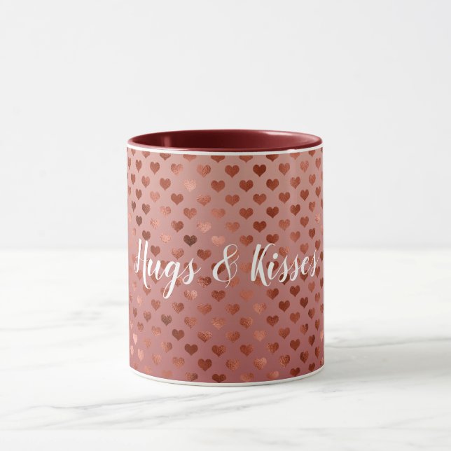 Mug Red Hearts Ombre (Centre)