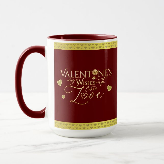 Mug Red Valentine's Day Gifts (Gauche)