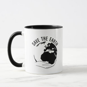 Mug Réduire la réutilisation recycler sauver la terre