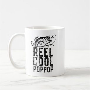 Mug Reel Cool Pop-Pop Fishing Funny Grandpa Pop Pop T-