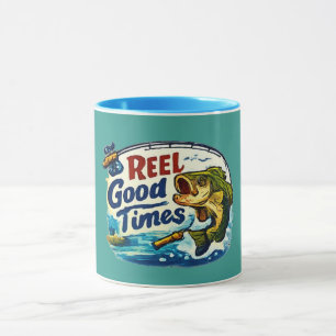 Mug Reel Good Time Fishing   Cadeau drôle pour pêcheur