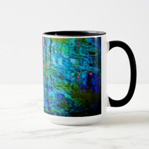 Mug Reflets de forêt d'étang au clair de lune