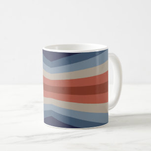 Mug Réflexion arc-en-ciel dans un style rétro