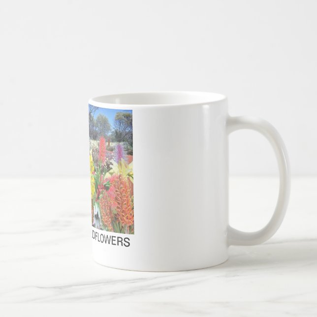 Mug RÉFLEXIONS des fleurs sauvages d'Australien d'once (Droite)