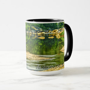 Mug Réflexions sur le ruisseau Adirondack Mountain. - 