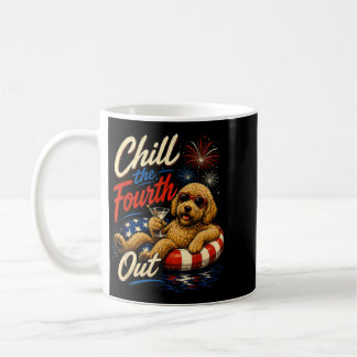 Mug Refroidir le quatrième drôle de Goldendoodle amate