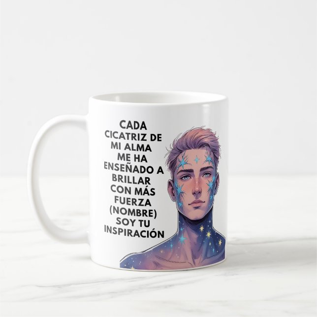 MUG REGALO QUE INSPIRA PERSONALIZADO PARA (NOMBRE) (Gauche)