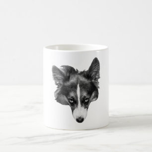 Mug regard doux corgi calme