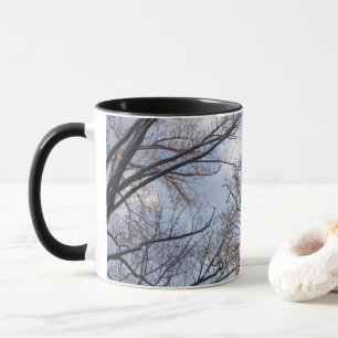 Mug Regard sur les arbres du matin d'hiver