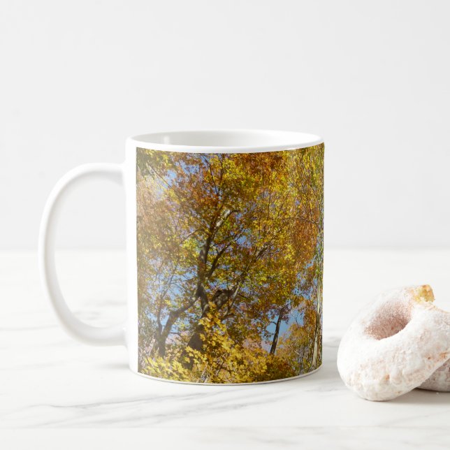 Mug Regard sur les feuilles d'automne III Foliage colo (Avec donut)