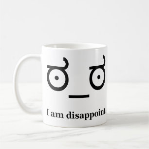 Mug Regardez de la désapprobation déçoivent