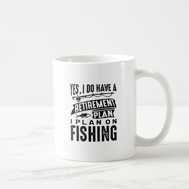 Mug Régime de retraite Pêche (Droite)