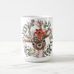 Mug Région boisée Cuties - cerf commun doux