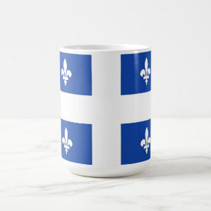 Mug région du québec canada drapeau national