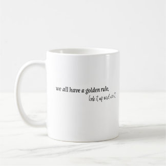 Mug règle d'or
