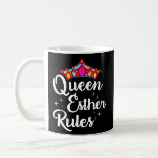 Mug Règles de la reine Esther du Purim Party