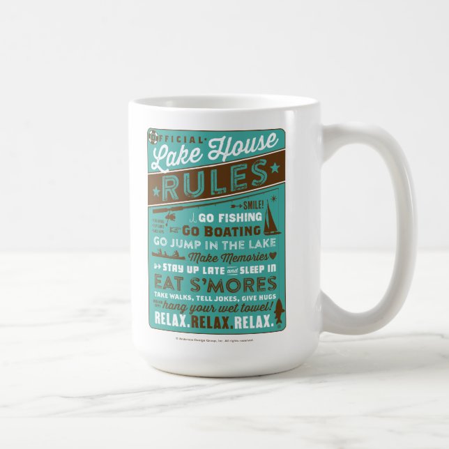 Mug Règles de Lake House (Droite)