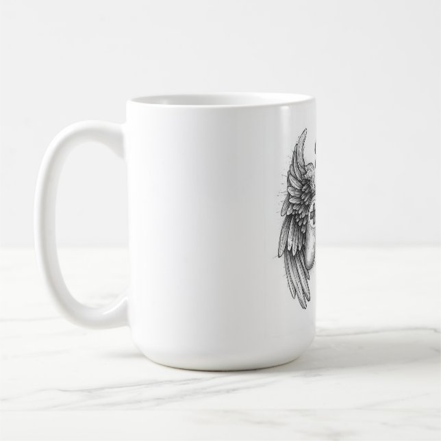Mug "Régulateur de jeu rétro avec ailes d'ange (Gauche)