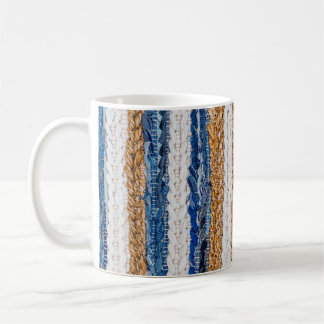 Mug Rein patchwork : jean recyclé tapis.