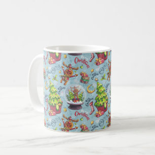 Mug Reindeer de Noël et Globes de neige
