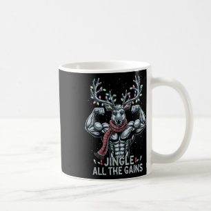 Mug Reindeer De Noël Gym Entraînement Jingle Tout Gain