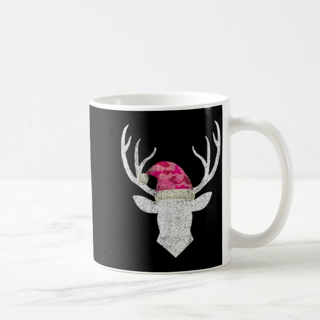 Mug Reindeer Deer Nk Camo Santa Hat Christmas Pajama H (Droite)