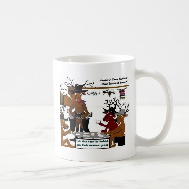 Mug Reindeer Games Drôle Noël Cadeaux & Tee - shirts (Droite)