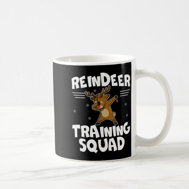 Mug Reindeer Training Squad Deer Team Xmas Running New (Droite)