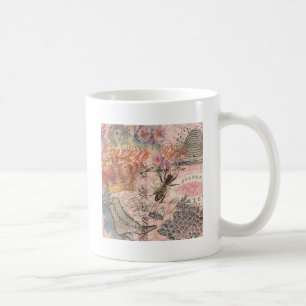 Mug Reine Abeille Vintage Beau Collage