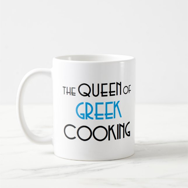 Mug reine de cuisine grecque (Gauche)