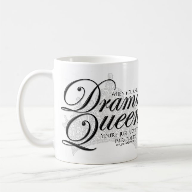 Mug Reine de drame (Gauche)