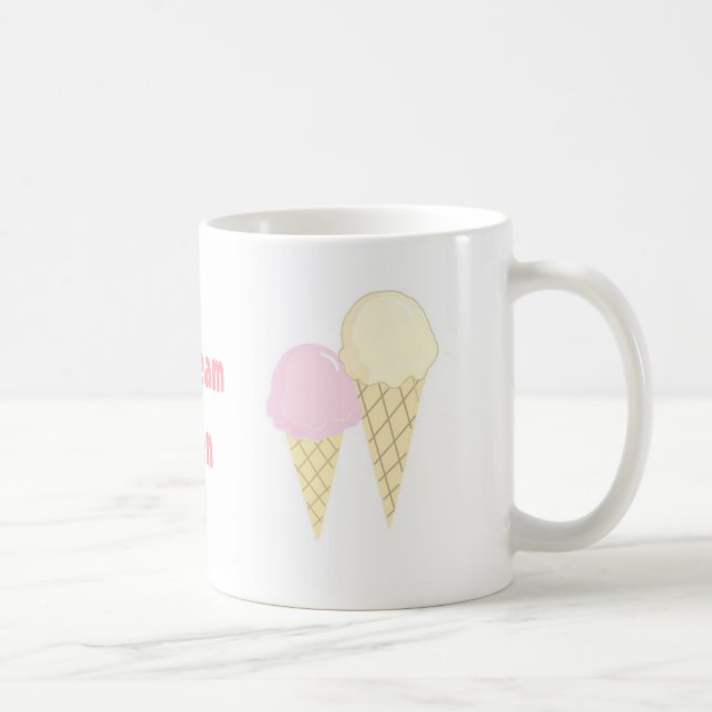 Mug Reine de la crème glacée (Droite)