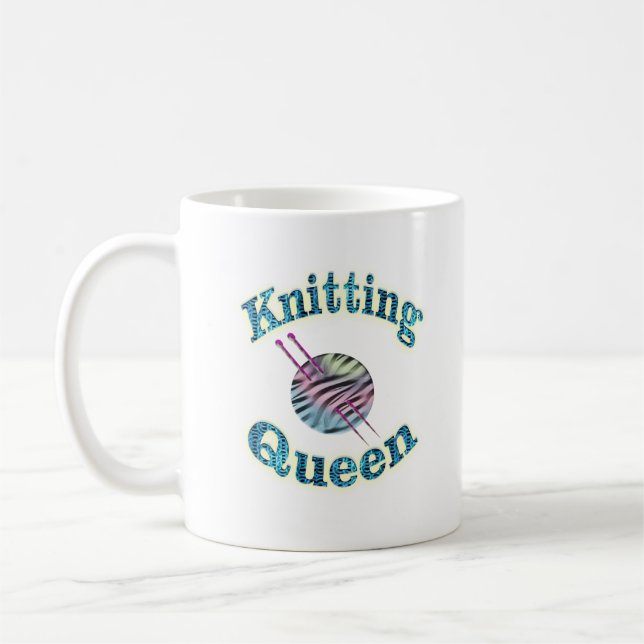 Mug Reine de tricot (Gauche)