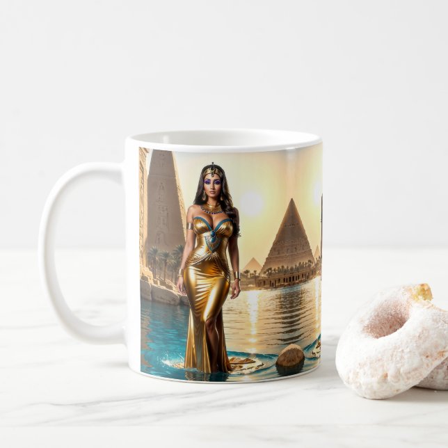 Mug Reine dorée du Nil (Avec donut)