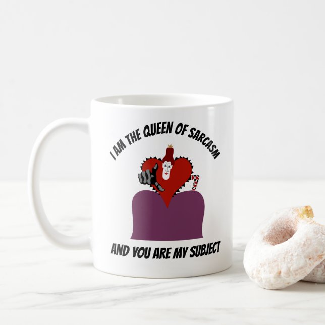 Mug Reine du Sarcasme (Avec donut)