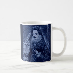 Mug Reine Elizabeth I en bleu