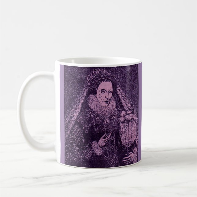 Mug Reine Elizabeth I en lavande (Gauche)