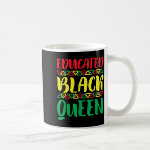 Mug Reine noire fière Fierté de la mélanine Africaine 