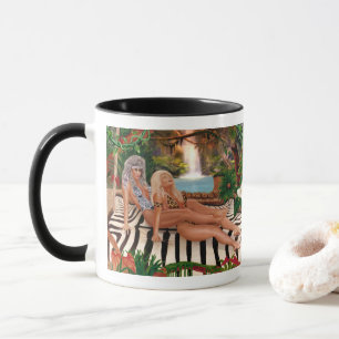 MUG REINES DE LA JUNGLE SE BAGARRENT