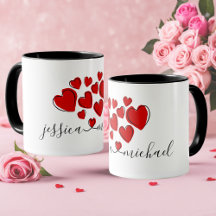 Rejoint par Love & Hearts Romantic Personnalisé Mu