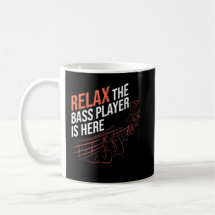 Mug Relax Le Bassiste Est Ici Guitare Basse