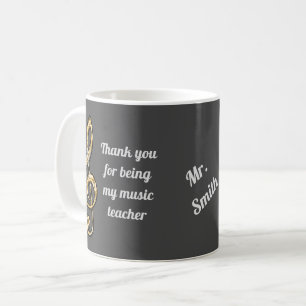 Mug Remerciement au professeur de musique en classe