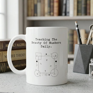 Mug Remerciement aux professeurs de mathématiques La
