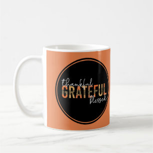 Mug Remerciements à la bienheureuse guépard'impression