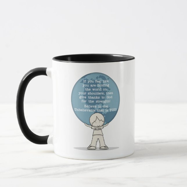 Mug Remerciements pour la force (Gauche)