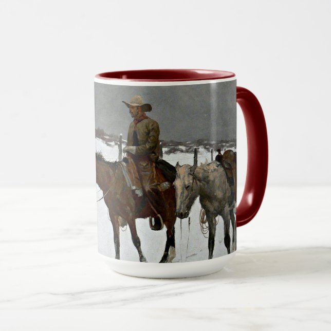 Mug Remington - Chute du Cowboy (Devant droit)