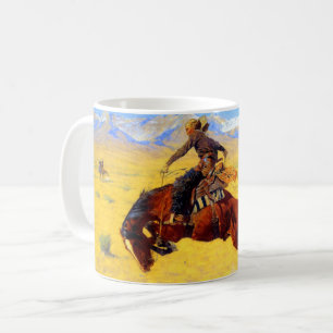 Mug Remington Old West Horse et Cowboy