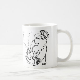 Mug Remonter un navire sur un tuyau en forme de navire