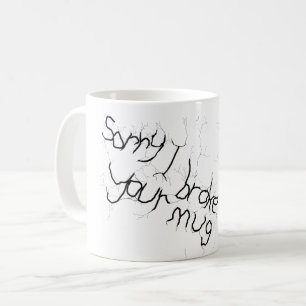 Mug remplacement de l'effet fissuré